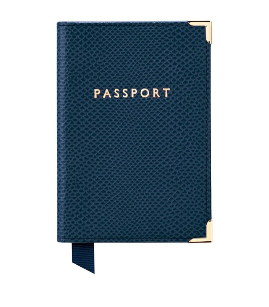 Travel Accessories * | Shoping Aspinal Of London Leather Passport Cover