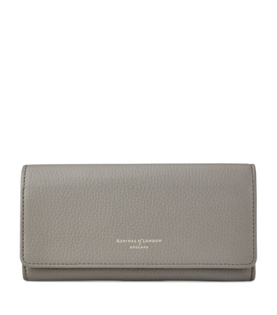 Women * | New Arrivals Aspinal Of London Leather London Purse