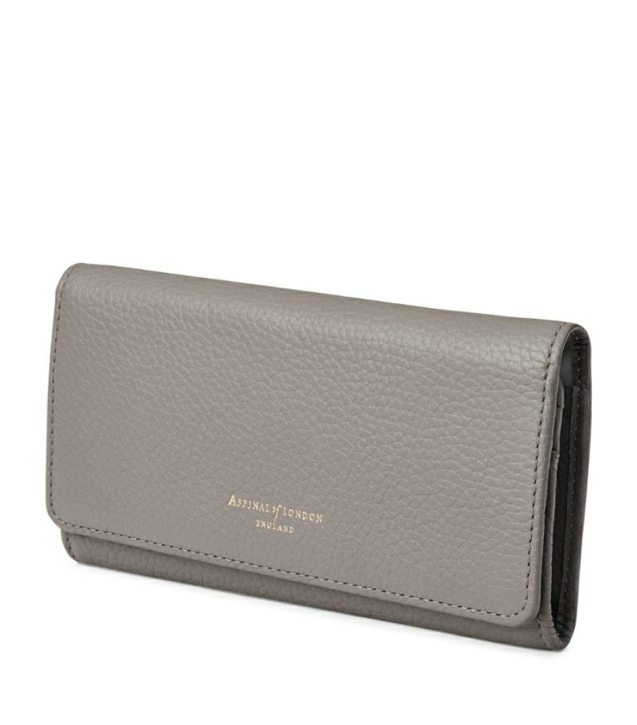 Women * | New Arrivals Aspinal Of London Leather London Purse