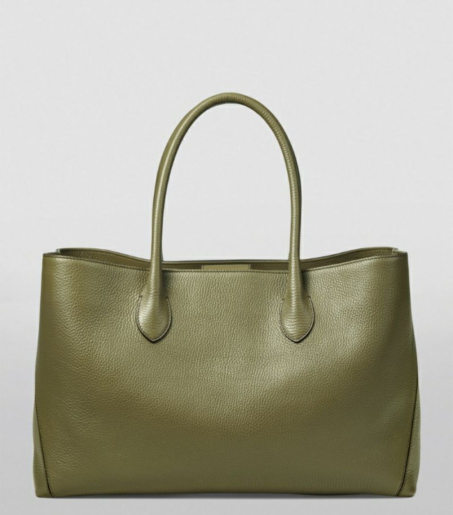 Women * | Best-Selling Aspinal Of London Leather London Tote Bag