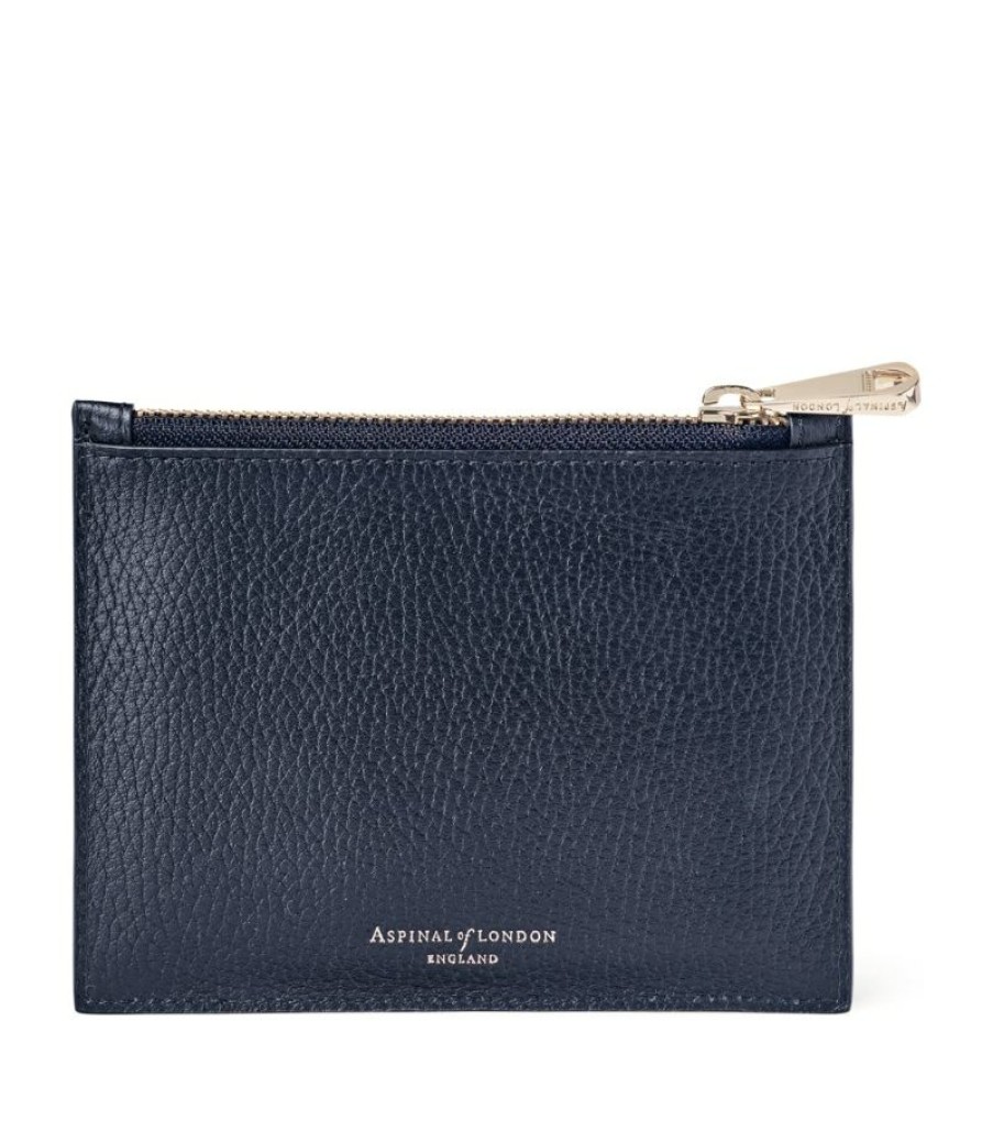 Women * | Classical Aspinal Of London Small Leather Essential 'A' Pouch