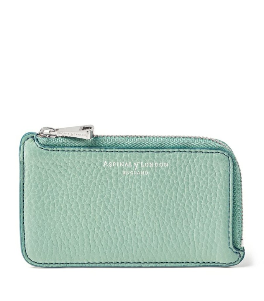 Women * | Best-Selling Aspinal Of London Small Leather Zipped Coin Purse