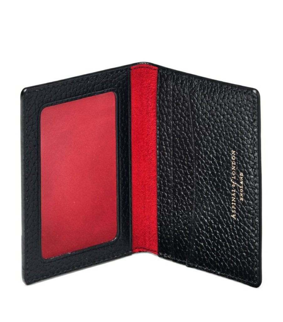 Women * | Outlet Aspinal Of London Leather Travel Card Holder