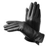 Aspinal Of London * | Outlet Aspinal Of London Wool-Cashmere Lined Leather Gloves (Large)