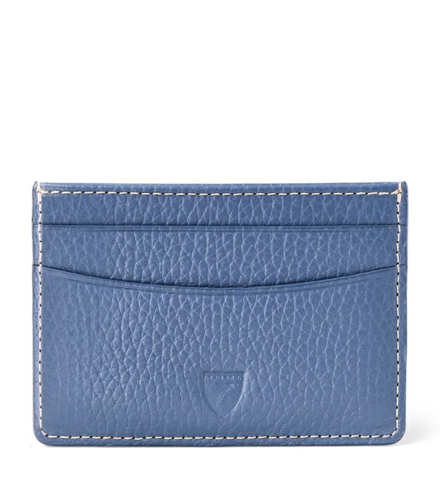 Women * | New Arrivals Aspinal Of London Leather Logo Card Holder