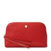 Make-Up Bags * | Special Aspinal Of London Small Leather Cosmetic Case