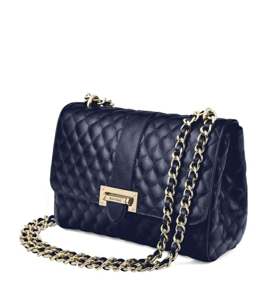 Women * | Shoping Aspinal Of London Large Leather Lottie Shoulder Bag