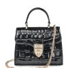 Women * | Reasonable Price Aspinal Of London Leather Mayfair Top-Handle Bag