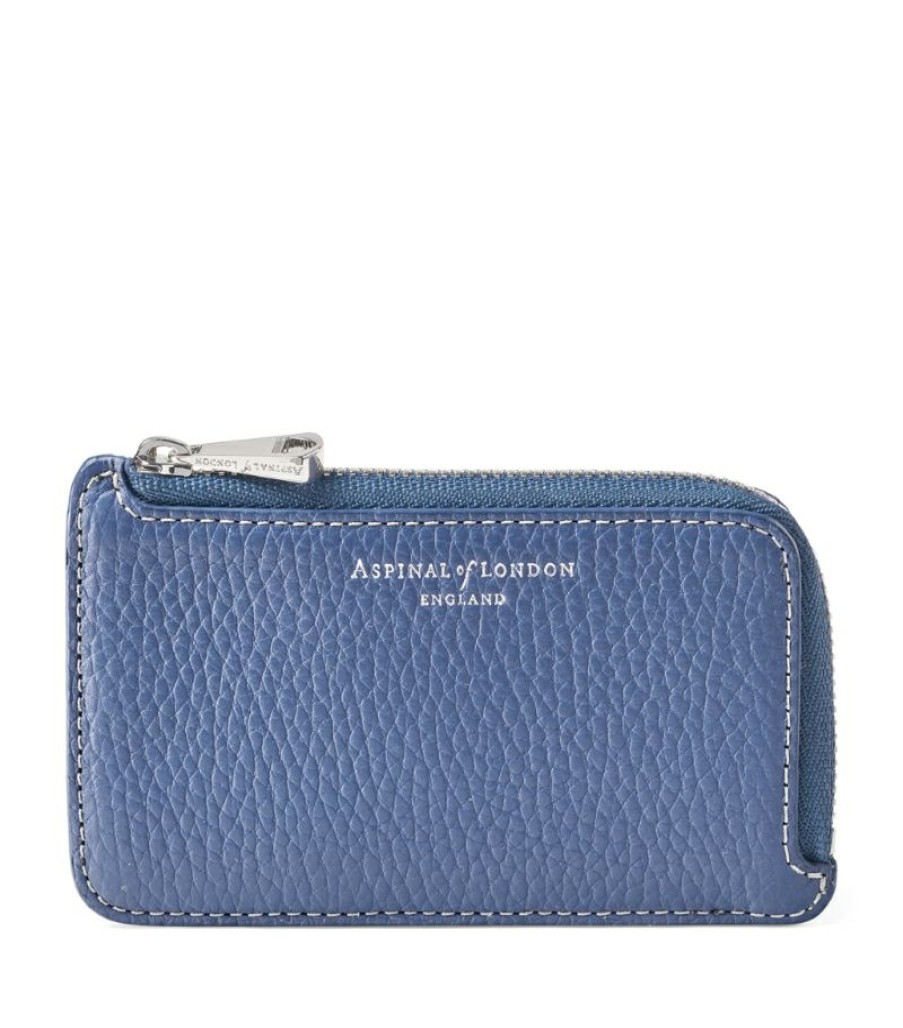 Women * | Crazy Deals Aspinal Of London Small Leather Zipped Coin Purse