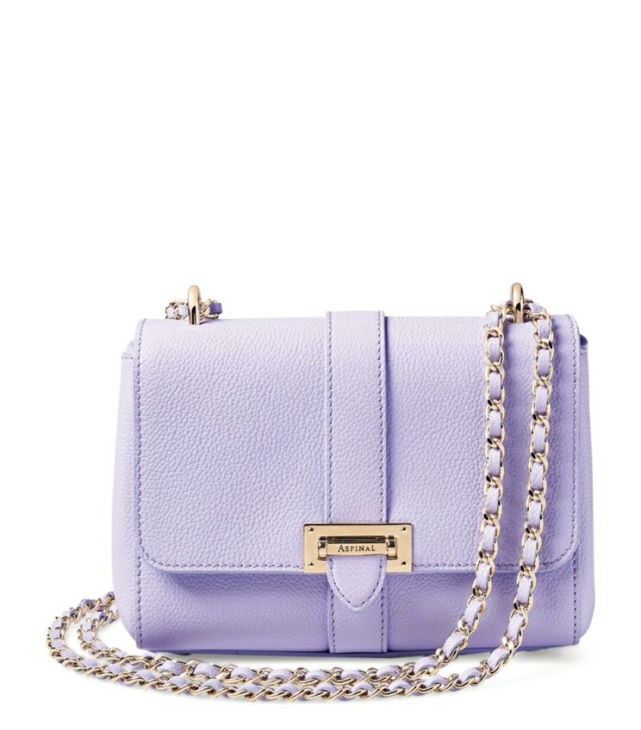 Women * | Shoping Aspinal Of London Small Leather Lottie Shoulder Bag