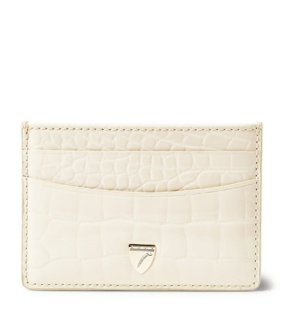 Women * | Shoping Aspinal Of London Leather Card Holder