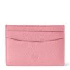 Women * | Quality Guarantee Aspinal Of London Grained Leather Slim Card Holder