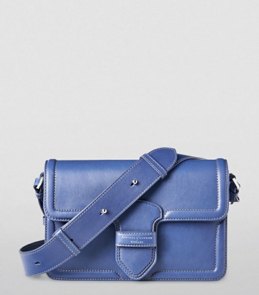 Women * | Flash Sale Aspinal Of London Leather Resort Shoulder Bag