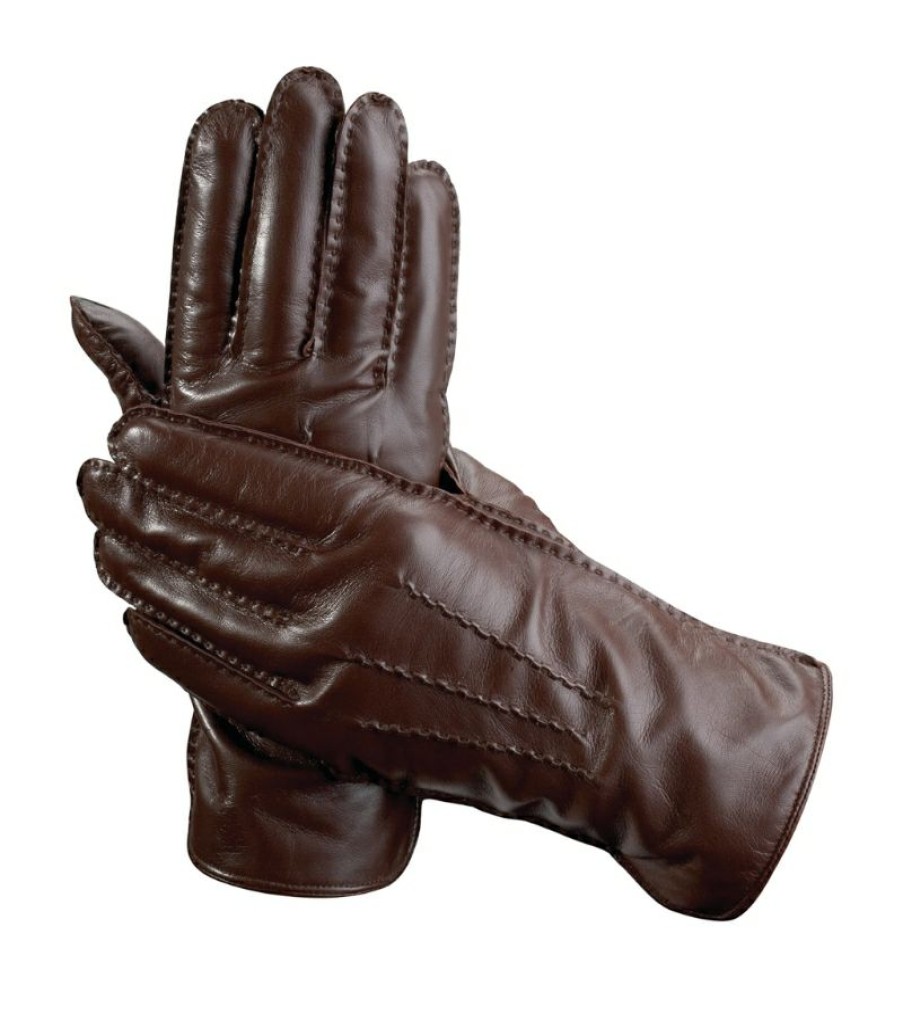 Men * | Featured Aspinal Of London Cashmere-Wool-Lined Leather Gloves