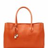 Women * | Best-Selling Aspinal Of London Large Leather London Tote Bag