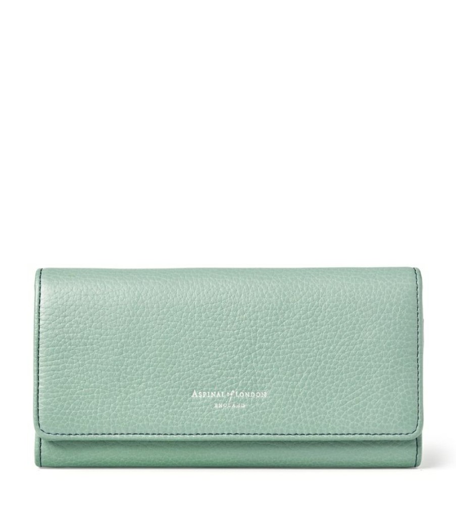 Women * | Best-Selling Aspinal Of London Leather London Continental Purse