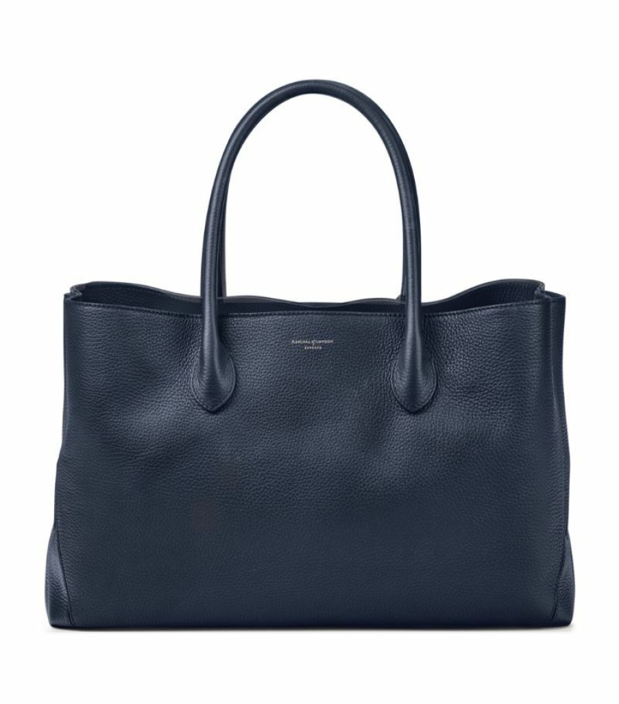 Women * | Flash Sale Aspinal Of London Large Leather London Tote Bag