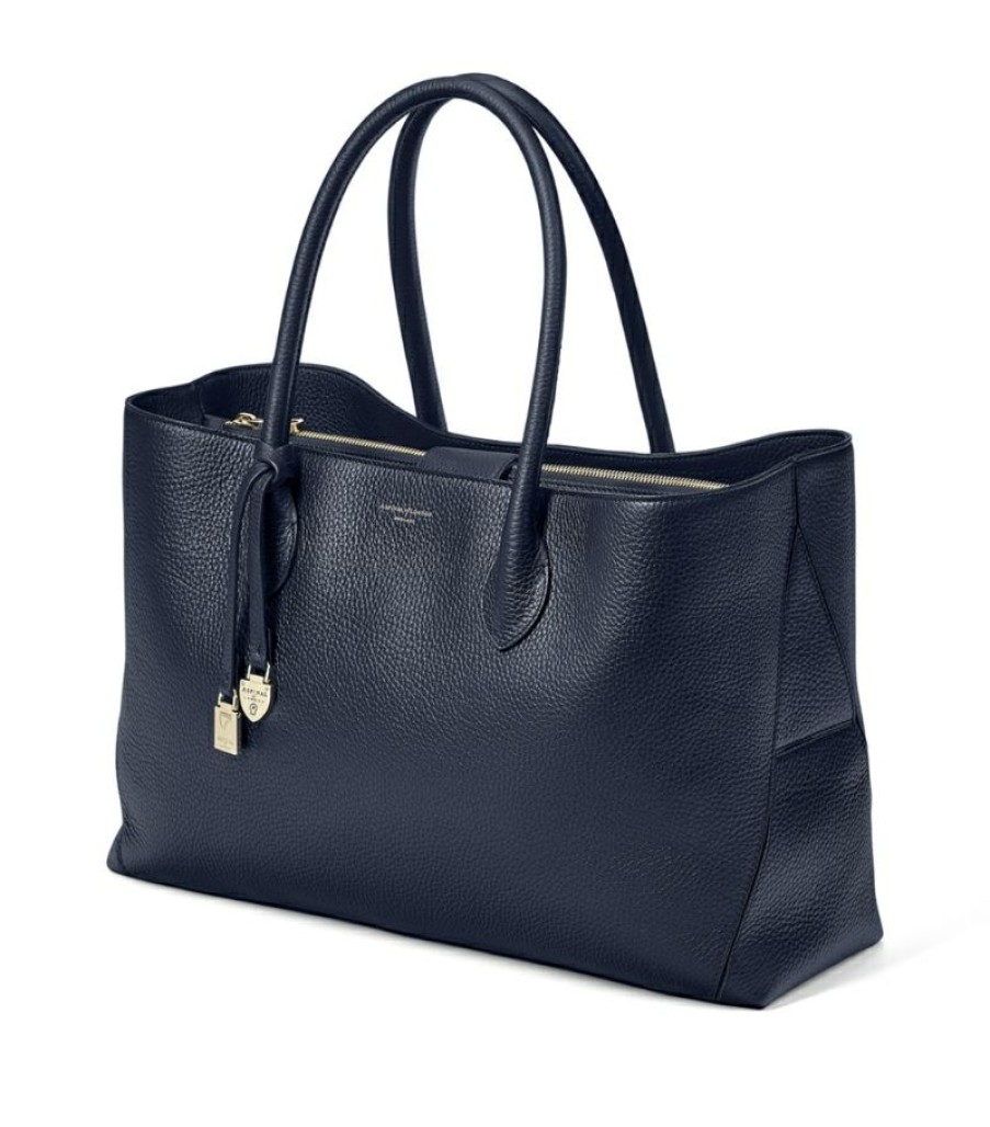 Women * | Flash Sale Aspinal Of London Large Leather London Tote Bag