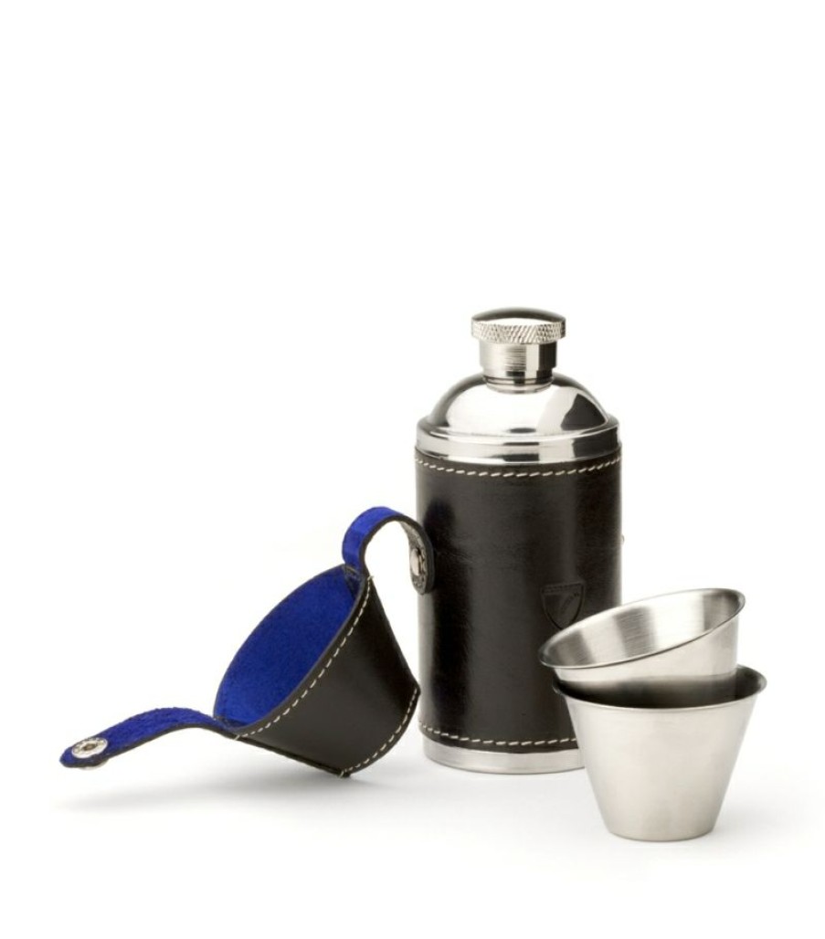 Aspinal Of London * | Reliable Quality Aspinal Of London Hunter Flask Set