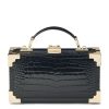 Women * | Featured Aspinal Of London Leather Trinket Box Bag