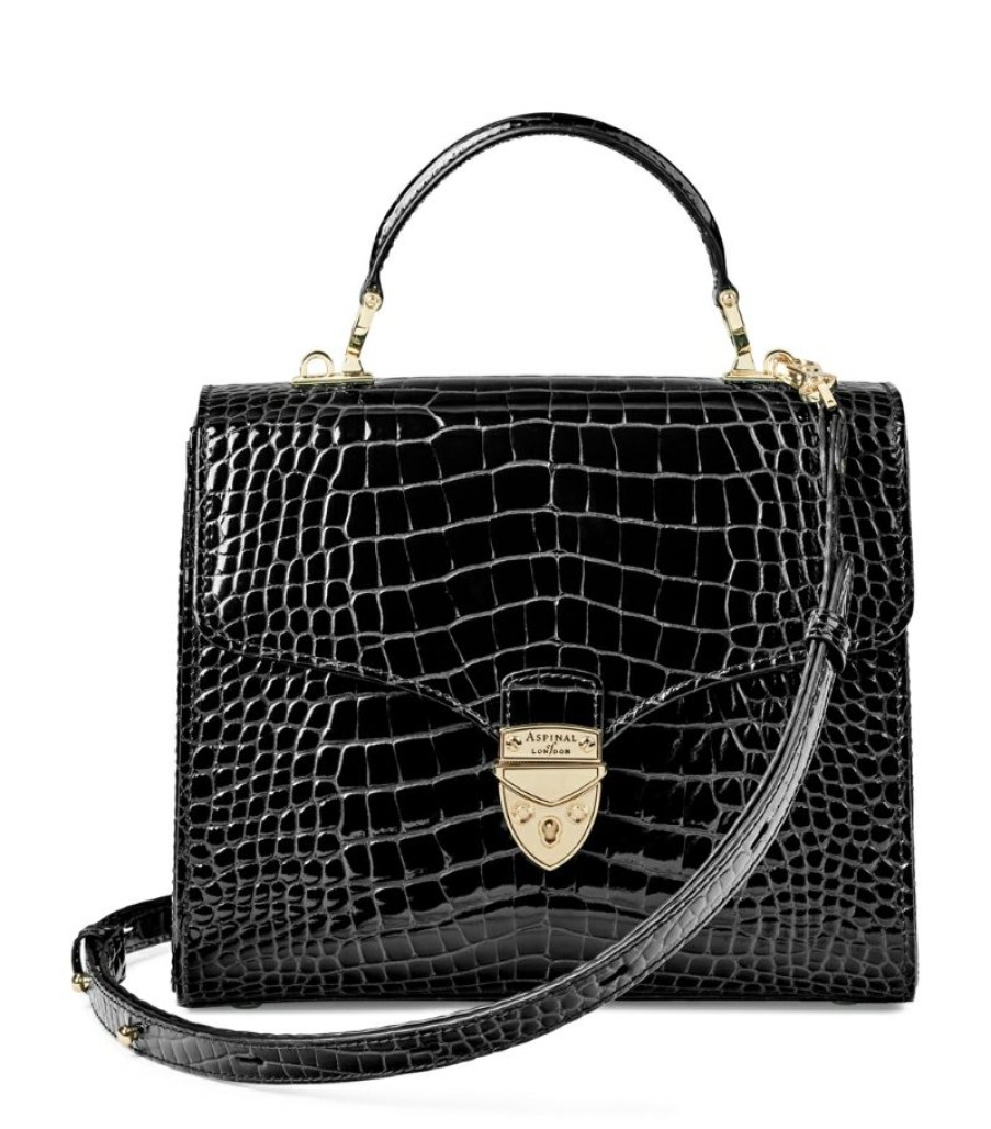 Women * | Special Aspinal Of London Leather Mayfair Top-Handle Bag