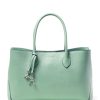 Women * | Best-Selling Aspinal Of London Midi Leather London Tote Bag