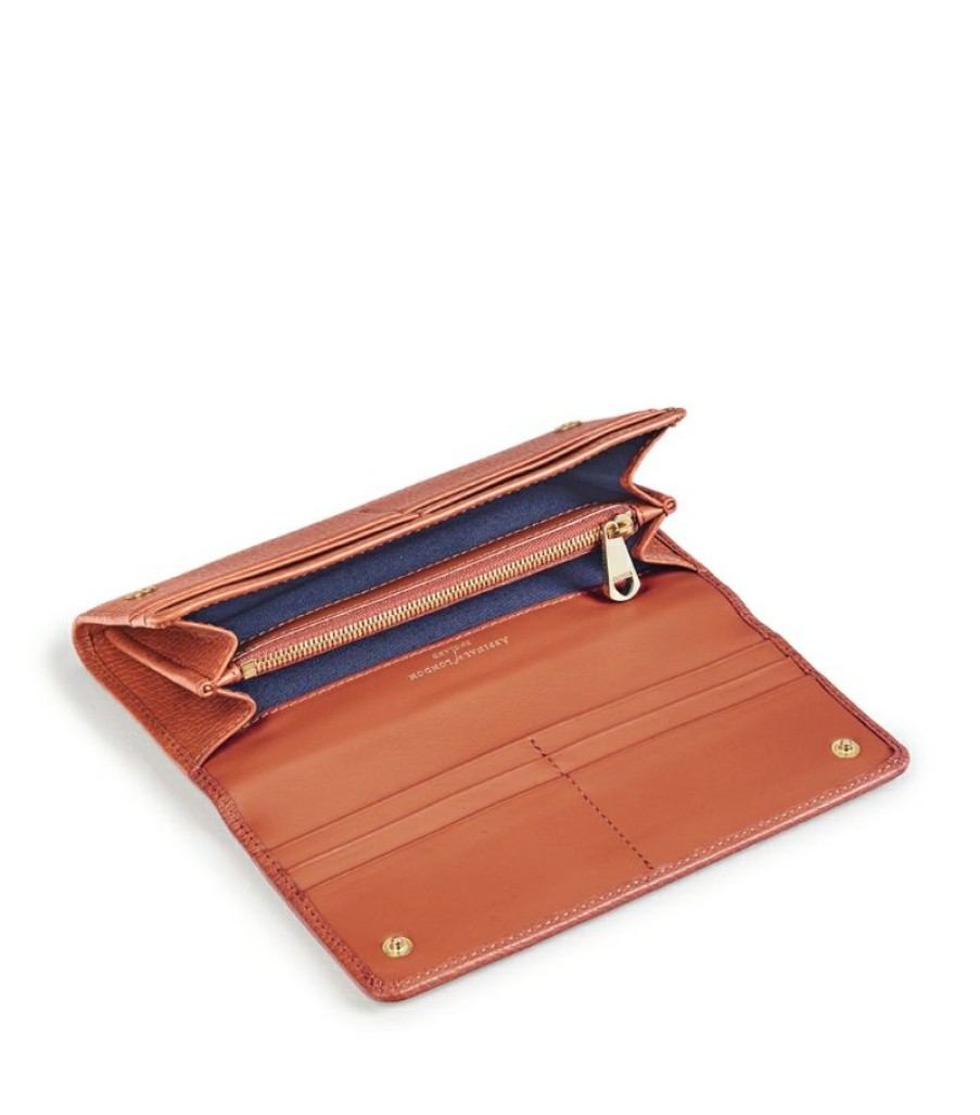 Women * | Outlet Aspinal Of London Leather London Purse