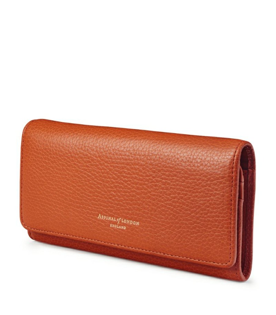 Women * | Outlet Aspinal Of London Leather London Purse