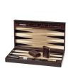 Aspinal Of London * | Classical Aspinal Of London Leather Backgammon Set