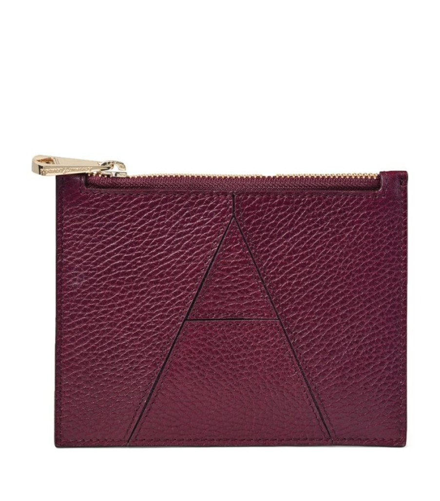 Women * | Featured Aspinal Of London Small Leather Pouch