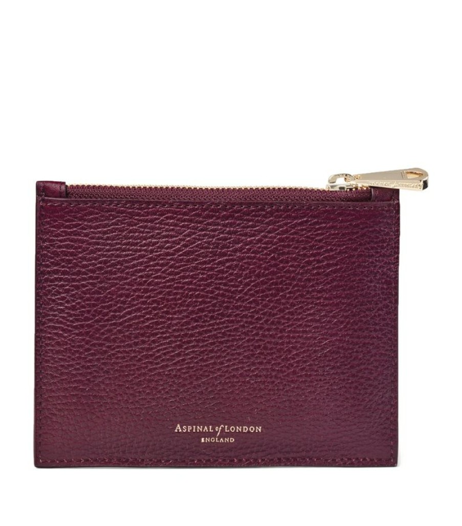 Women * | Featured Aspinal Of London Small Leather Pouch