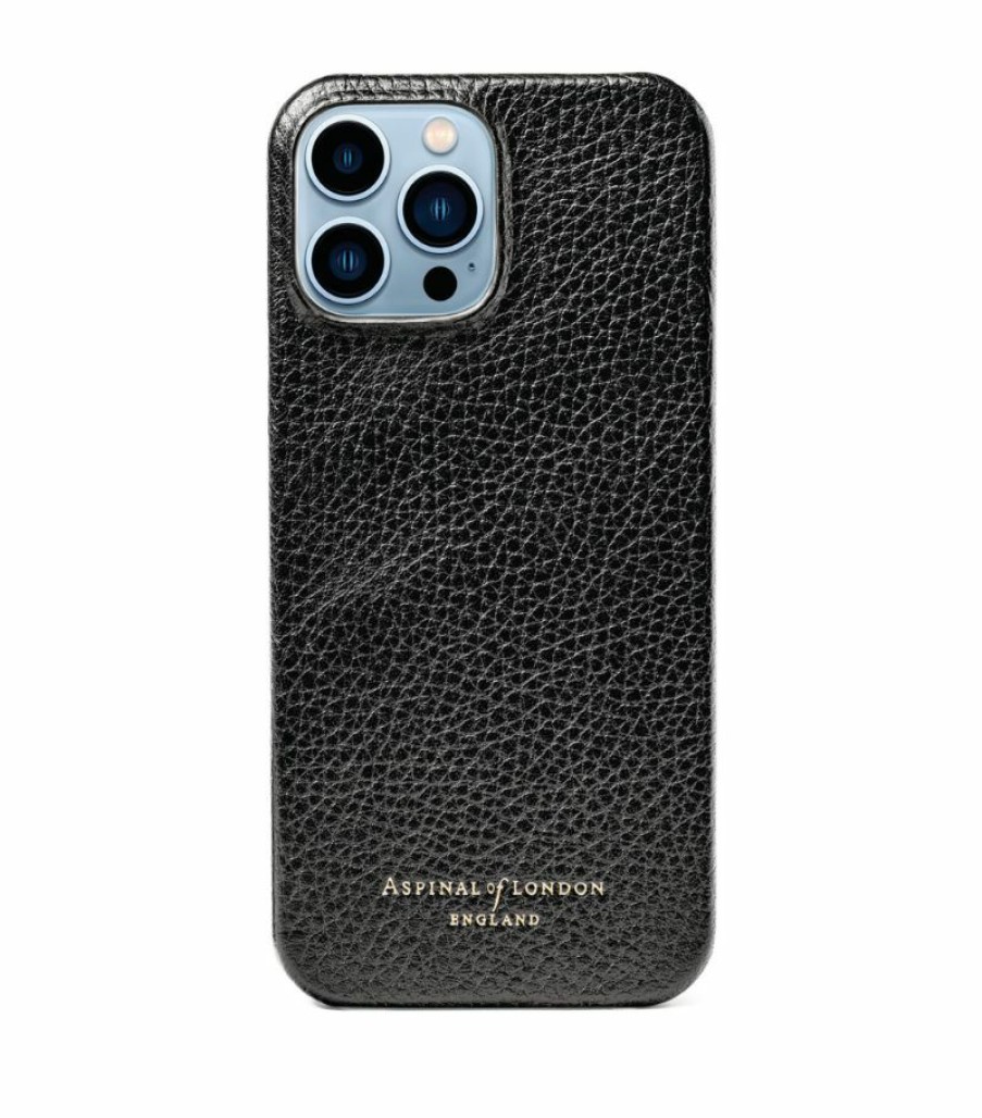 Men * | Reliable Quality Aspinal Of London Leather Iphone 13 Pro Max Case