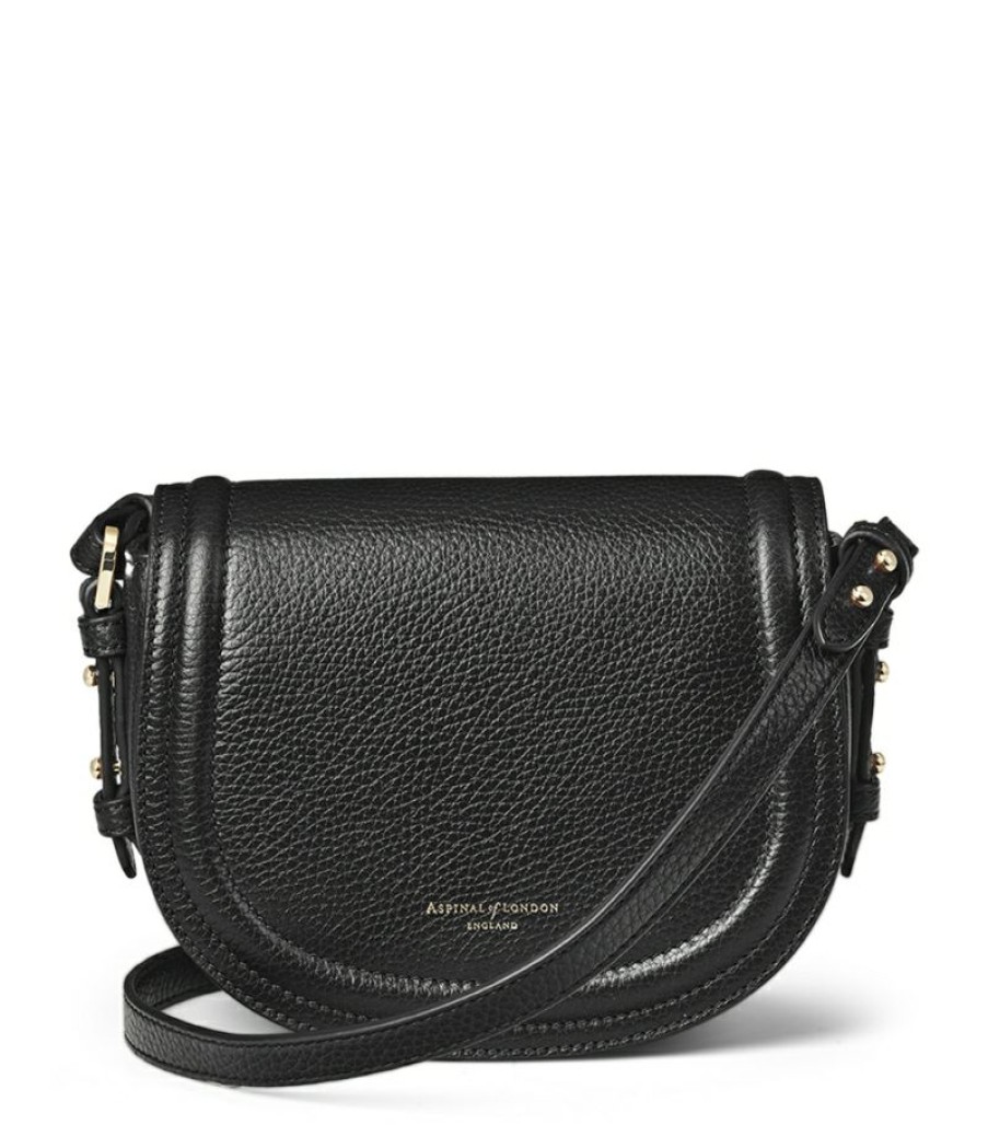 Aspinal Of London * | Quality Guarantee Aspinal Of London Leather Stella Cross-Body Satchel