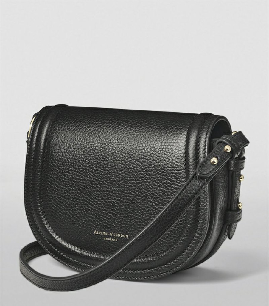 Aspinal Of London * | Quality Guarantee Aspinal Of London Leather Stella Cross-Body Satchel