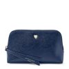 Make-Up Bags * | Best-Selling Aspinal Of London Small Leather Essential Cosmetic Case