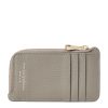 Women * | Quality Guarantee Aspinal Of London Small Leather Zipped Card Holder