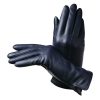 Aspinal Of London * | Shoping Aspinal Of London Wool-Cashmere Lined Leather Gloves (Large)