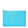 Women * | Reasonable Price Aspinal Of London Large Leather Essential Flat Pouch