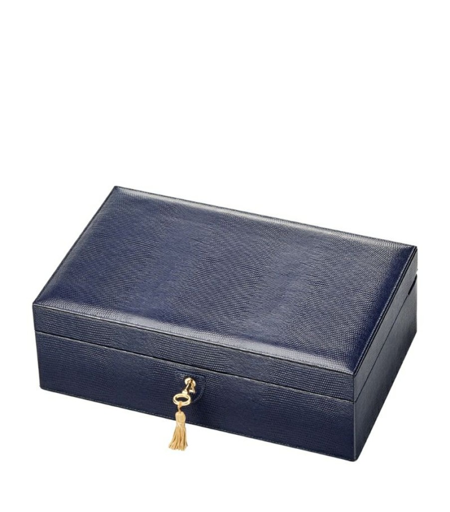 Jewellery Boxes * | Best-Selling Aspinal Of London Leather Savoy Jewellery Box