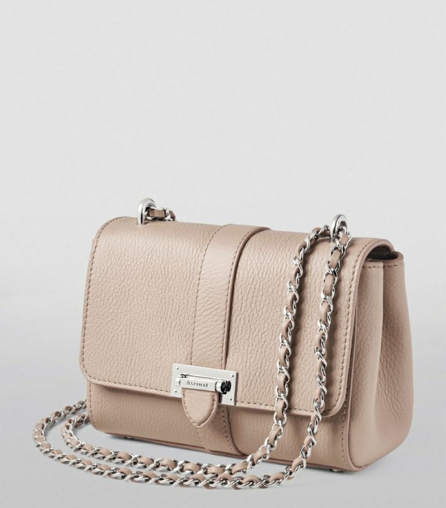 Women * | Closeout Sale Aspinal Of London Leather Lottie Shoulder Bag