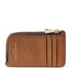 Women * | Shoping Aspinal Of London Small Leather Zipped Card Holder