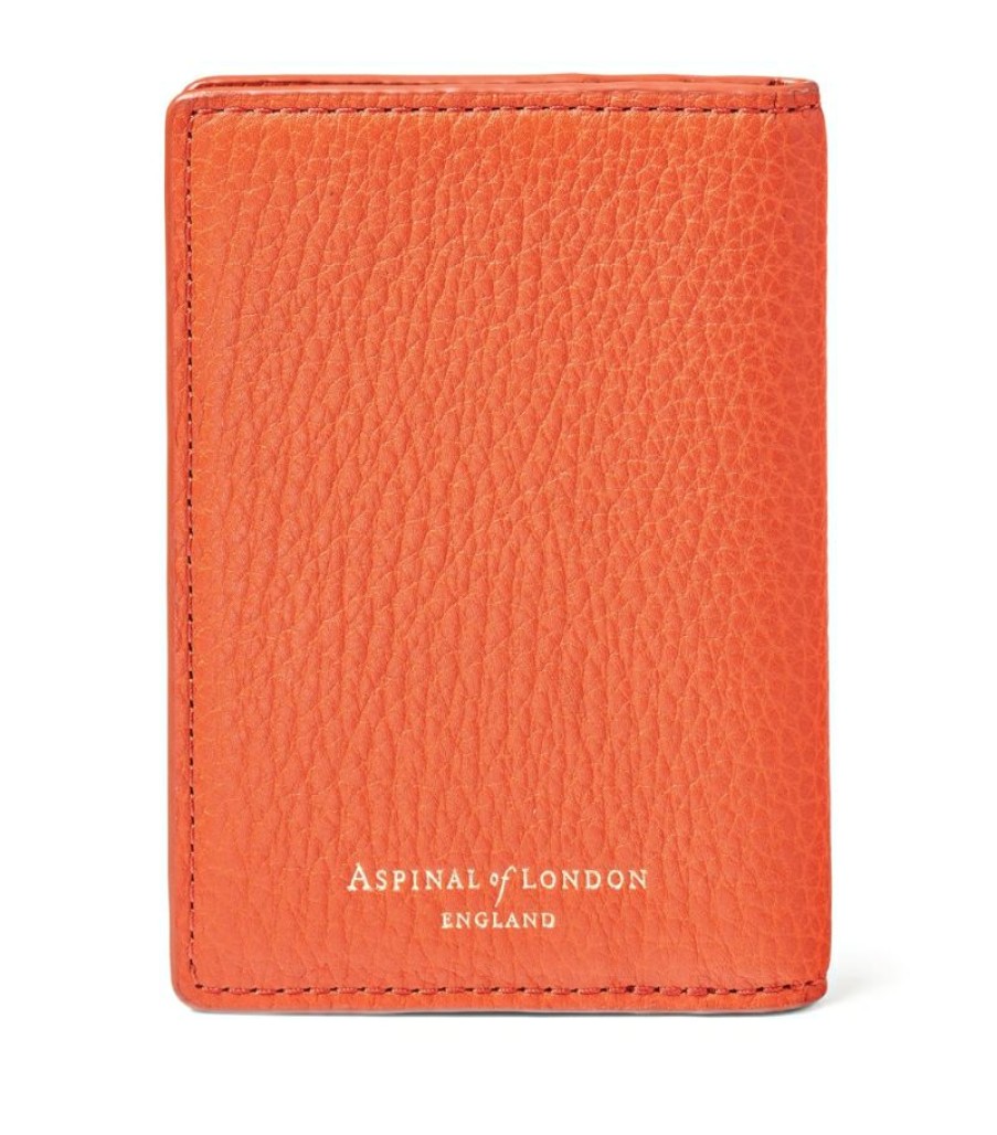 Women * | Classical Aspinal Of London Leather Bifold Card Case