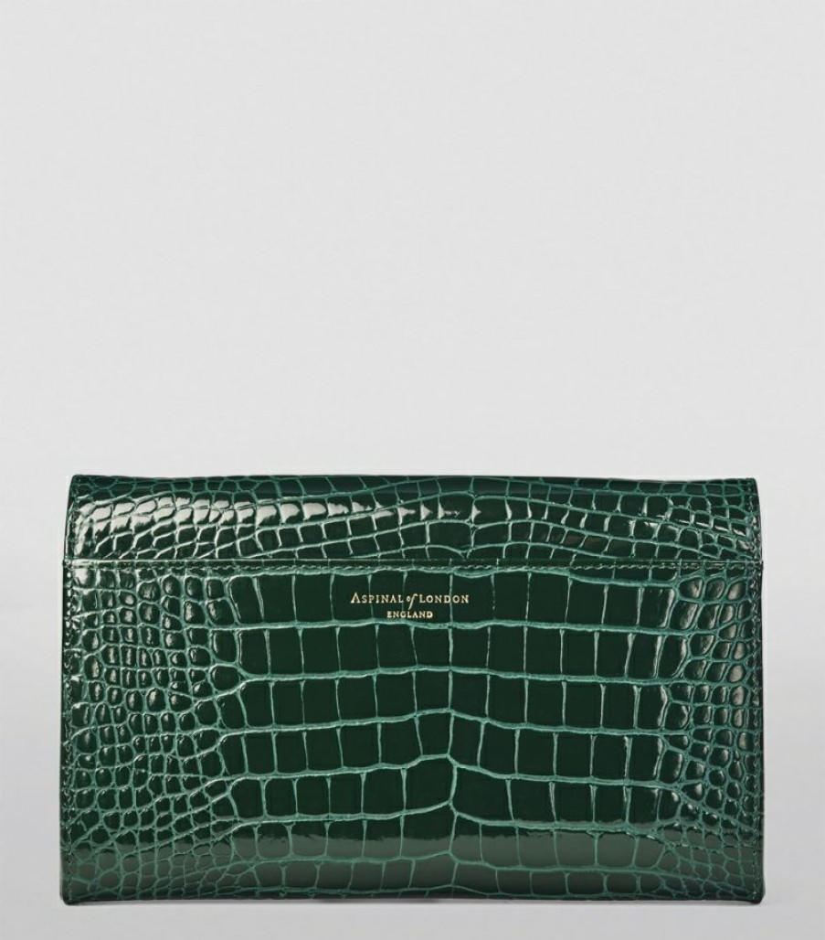 Aspinal Of London * | Closeout Sale Aspinal Of London Leather Mayfair Clutch Bag