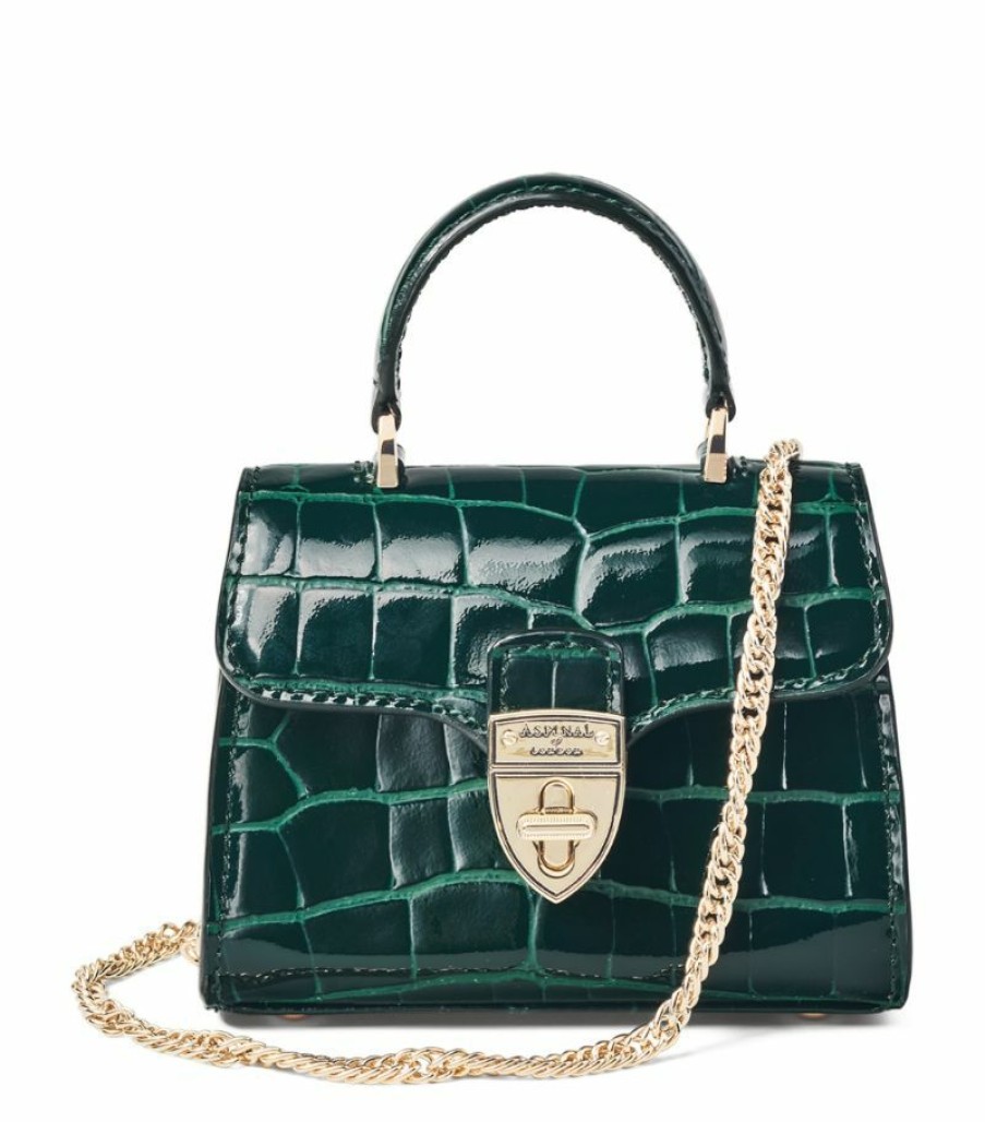 Women * | Featured Aspinal Of London Leather Mayfair Top-Handle Bag