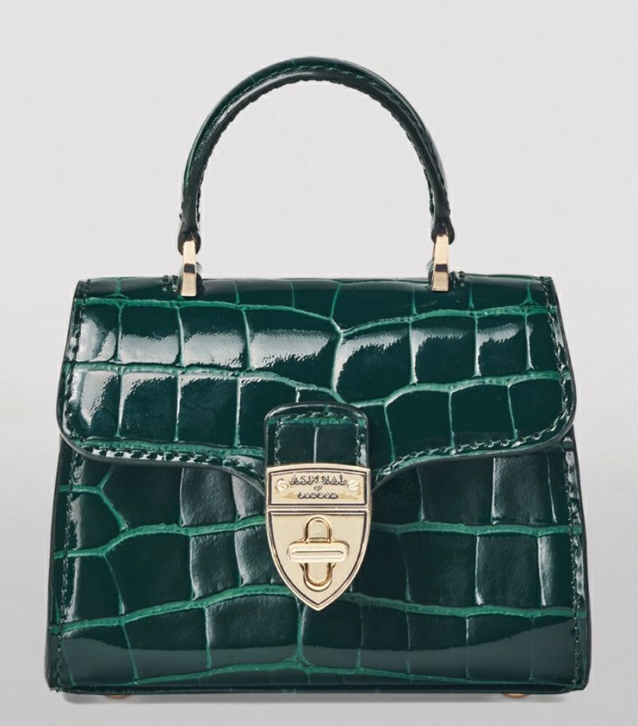 Women * | Featured Aspinal Of London Leather Mayfair Top-Handle Bag