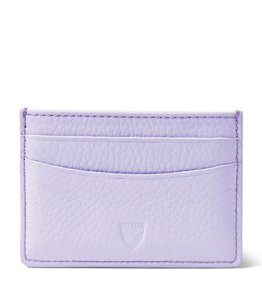 Women * | Best Quality Aspinal Of London Leather Slim Card Holder