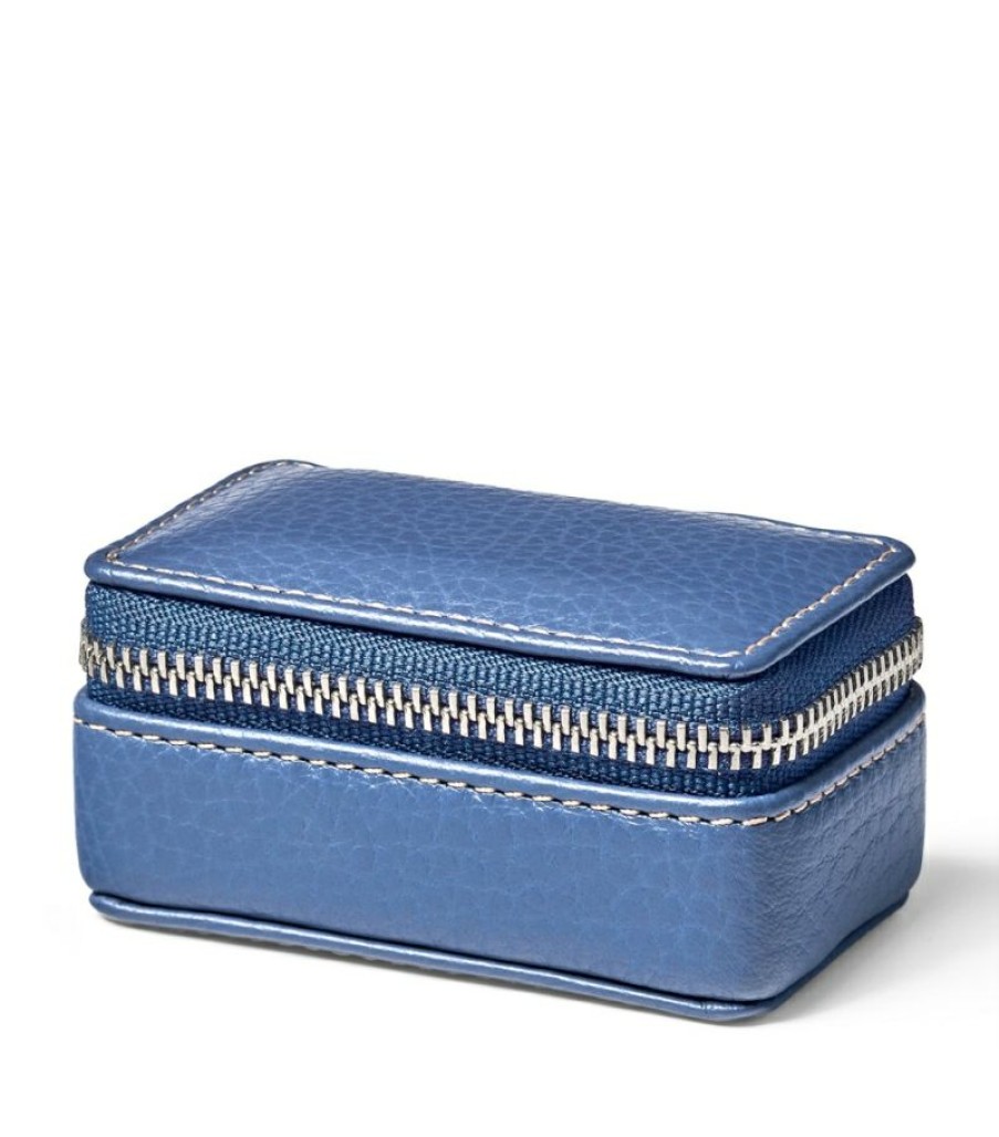 Jewellery Boxes * | Promotions Aspinal Of London Small Leather Travel Jewellery Box