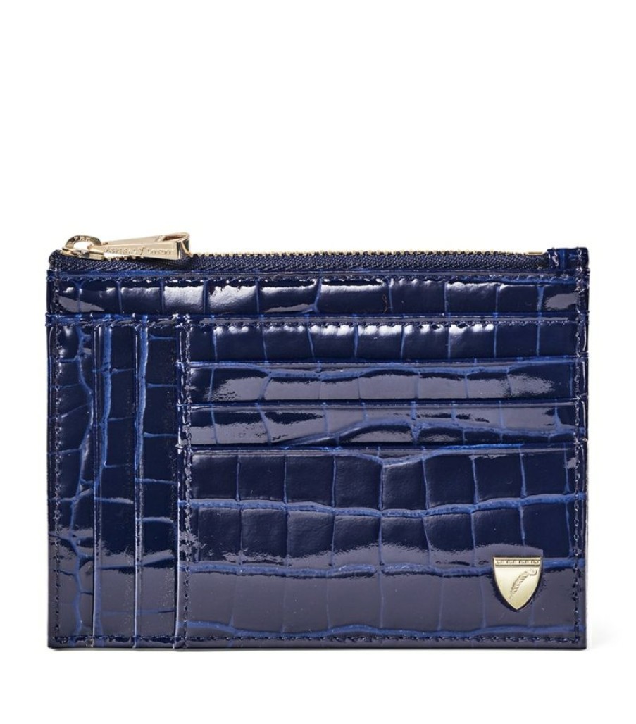 Women * | Bestsellers Aspinal Of London Double-Sided Zipped Card Holder