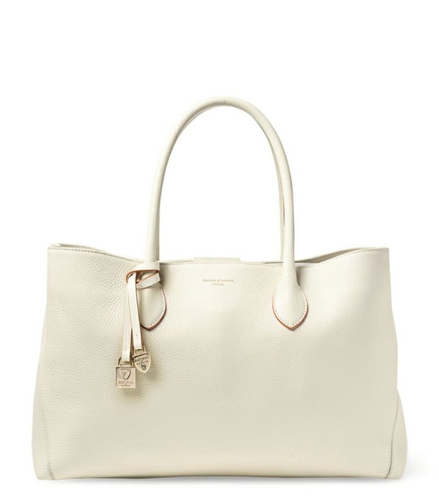 Women * | Promotions Aspinal Of London Leather London Tote Bag