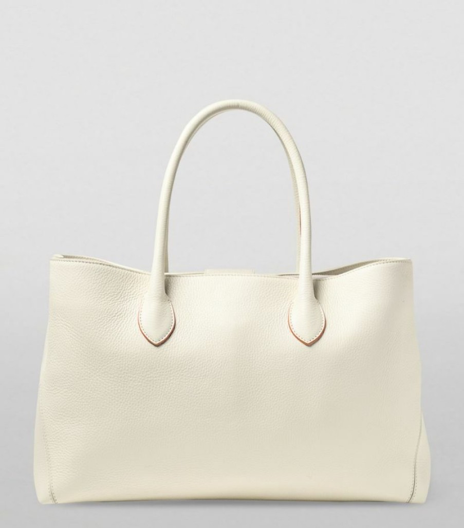 Women * | Promotions Aspinal Of London Leather London Tote Bag